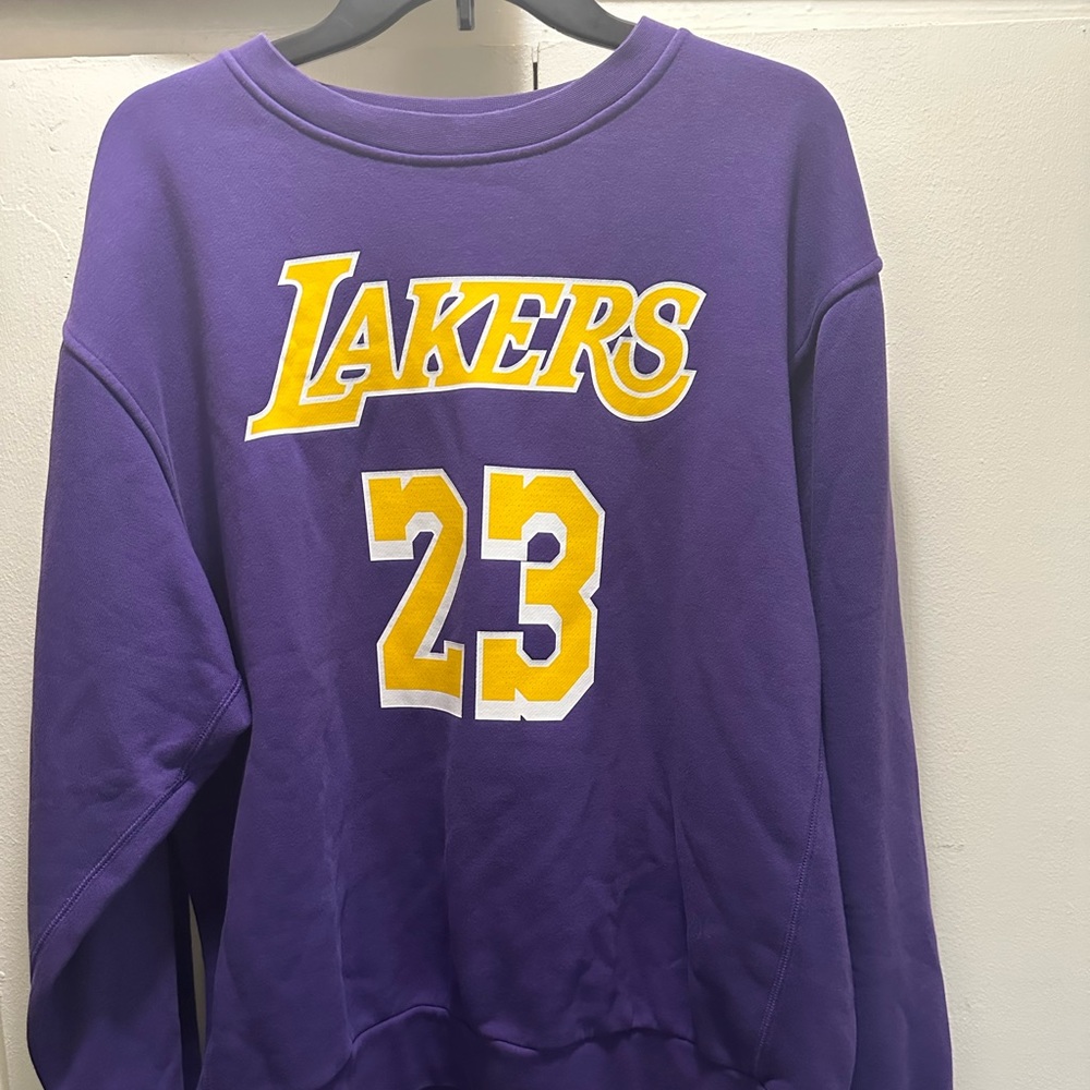 Lakers Lebron JamesJordan collaboration sweat shirt size xxl